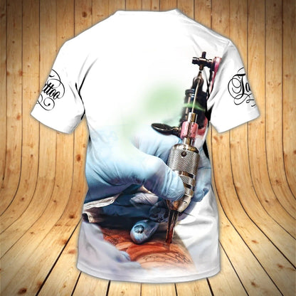 Custom Colorful Tattoo Shirt I'm A Tattoo Artist 3D All Over Print Tee Shirt Present For Tattoo Lovers TO1650