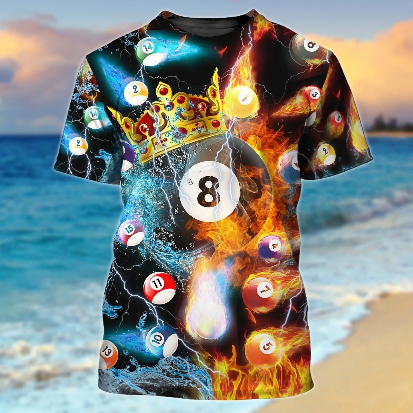 Personalized 3D All Over Print Billiard Shirt For Men, Gift For Billiard Player, Billiard Shirts TO0673