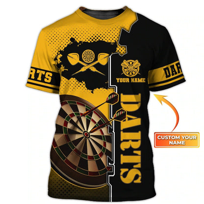 Customized 3D Dart Shirt For Men And Women, Dart On Shirt, Custom Dart Shirt, Gift For Dart Player TO0666