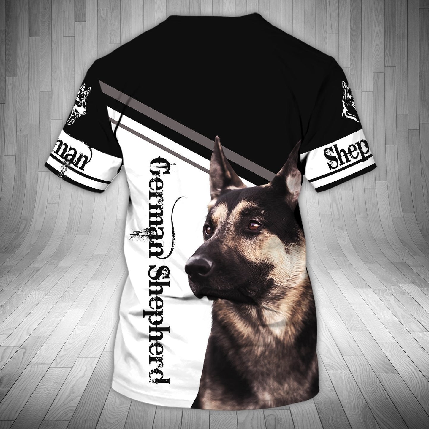 Personalized Name 3D Tshirt Printed A Dog Black German Shepherd Shirts TO1122