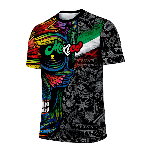 3D All Over Print Mexico Shirt, Mexico Pattern Color Gift For Him Her TO3066