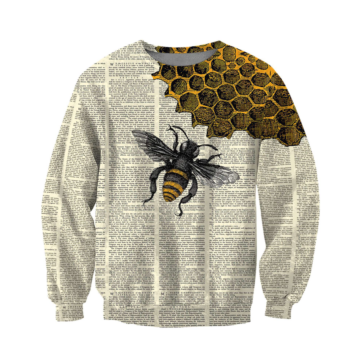 3D All Over Print Bee Shirt, Bee Dictionary Page Premium Hoodie For Men Women, Bee Lover Outfit TO2798