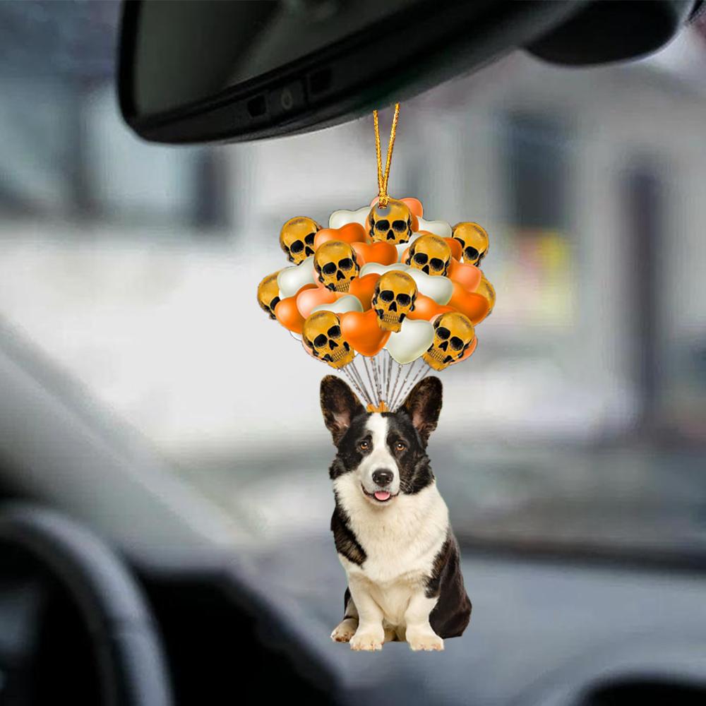 Welsh Corgi Halloween Car Ornament Dog Ornament For Halloween OO1181