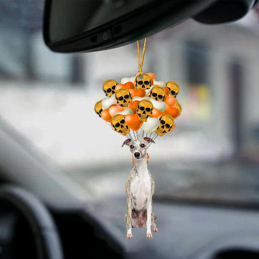 Whippet Halloween Car Ornament Dog Ornament For Halloween OO1183