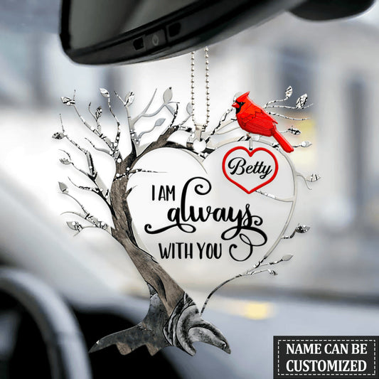 Cardinal Memorial Tree Personalized Ornament OO0981