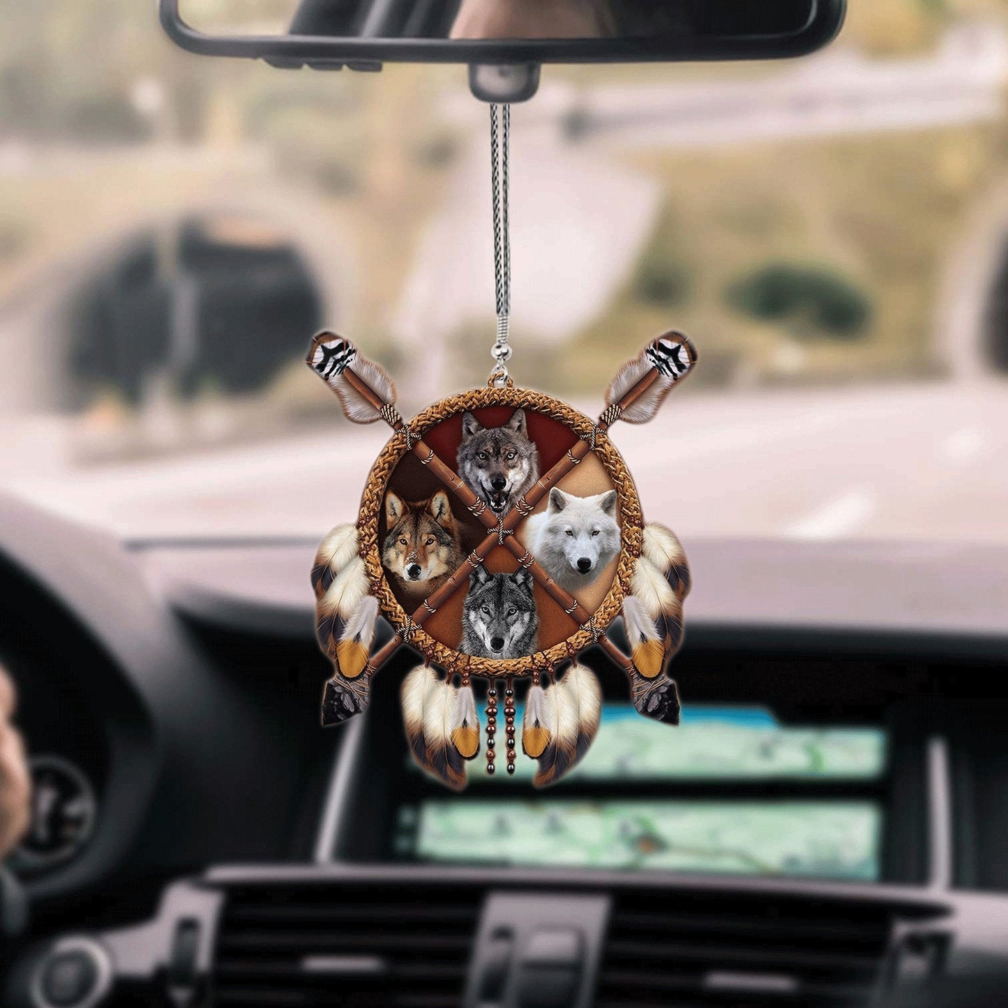 Native American Car Hanging Ornament, Hanging Ornament For Car OO0044