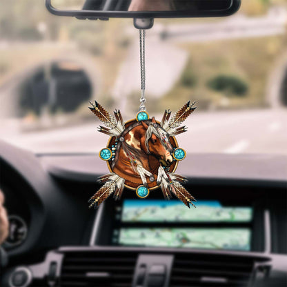 Native American Car Hanging Ornament, Interior Gift For New Car OO0050