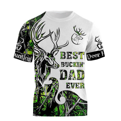 Best Buckin’ Dad Ever Deer Hunting 3D All Over Printed Shirts Sweater Hoodie Tanktop For Dad TO0102