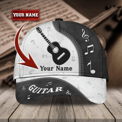 3D Classic Cap Guitar 11 Personalized Name Cap Lasfour CA0651