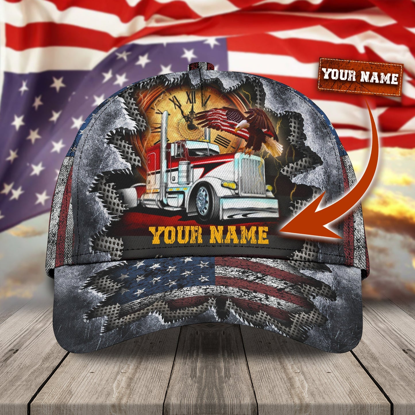 3D Classic Cap I Am Trucker Cool Personalized Name Cap Lasfour CA0555