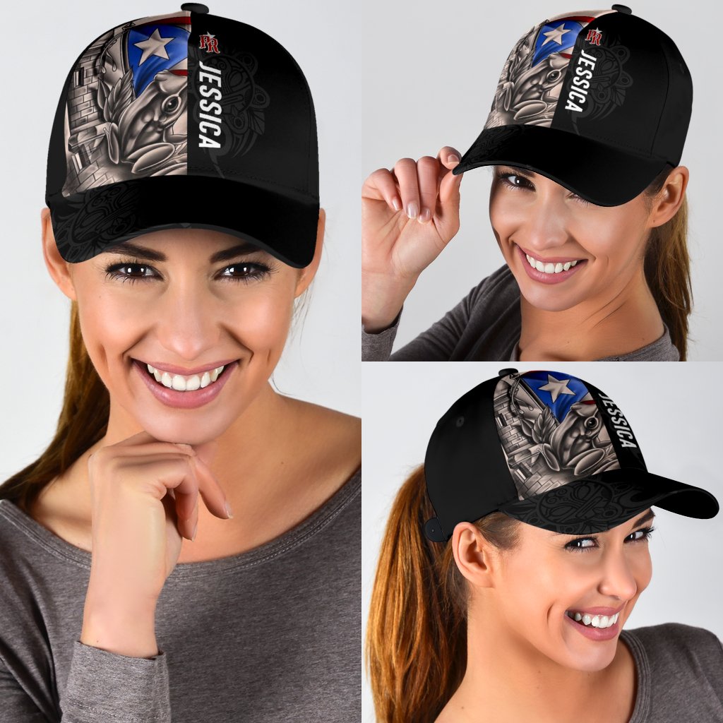 Personalized 3D full printed Puerto Rico Cap Hat, Puerto Rico Hats CO0585