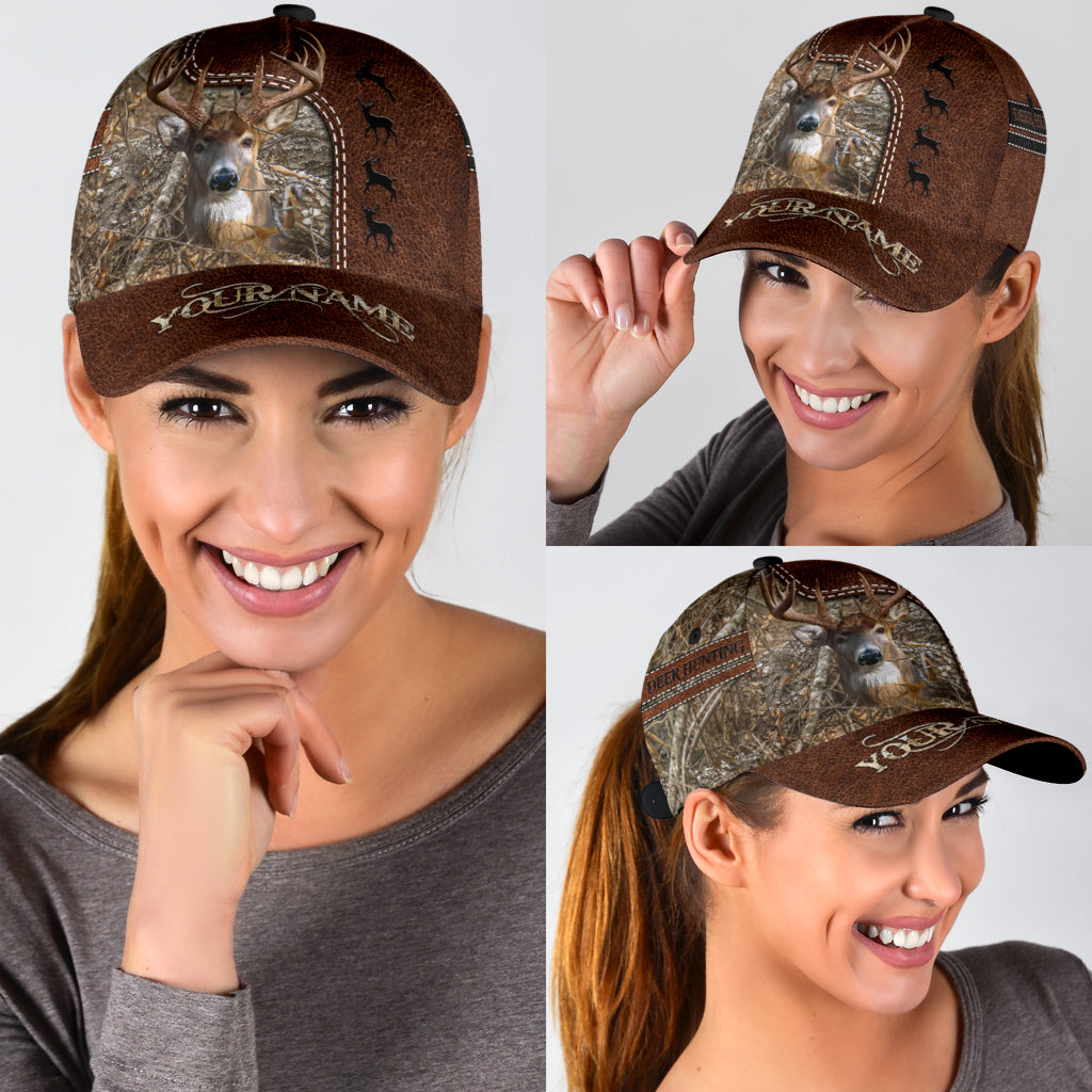 Personalized Bow Hunting Classic Hat Cap, Baseball Cap Hat For Hunter, Deer Hunting Cap Hat CO0634