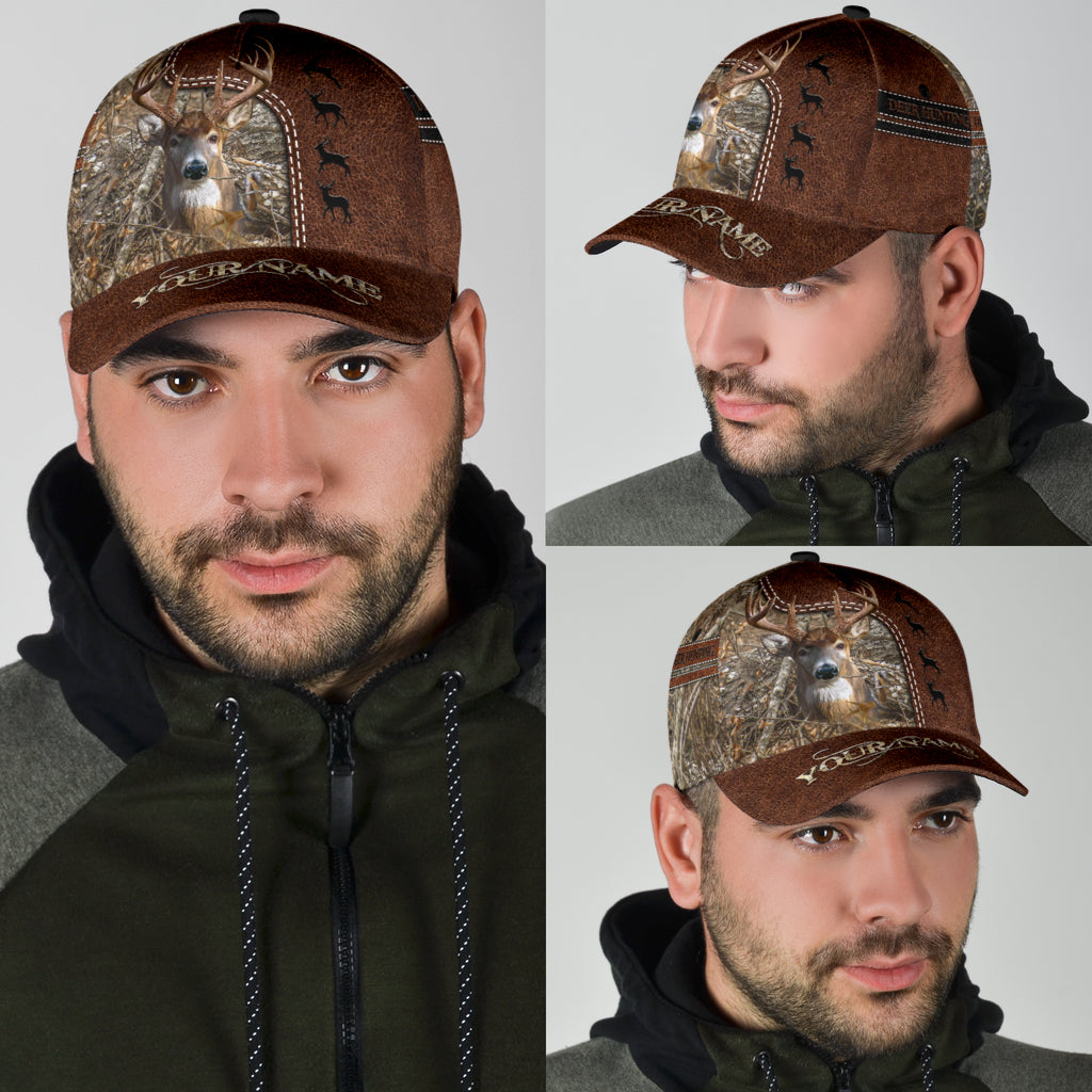 Personalized Bow Hunting Classic Hat Cap, Baseball Cap Hat For Hunter, Deer Hunting Cap Hat CO0634