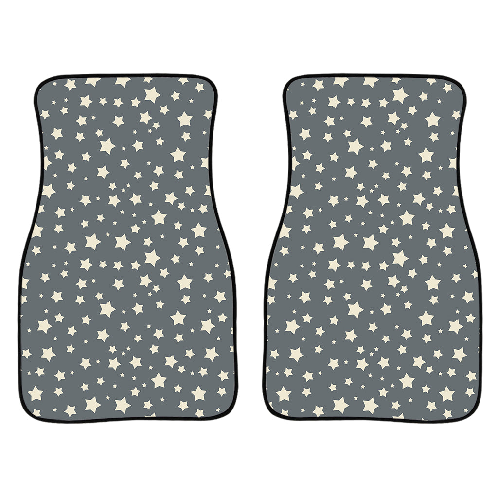 Cute Star Pattern Print Front And Back Car Floor Mats, Front Car Mat SO0292