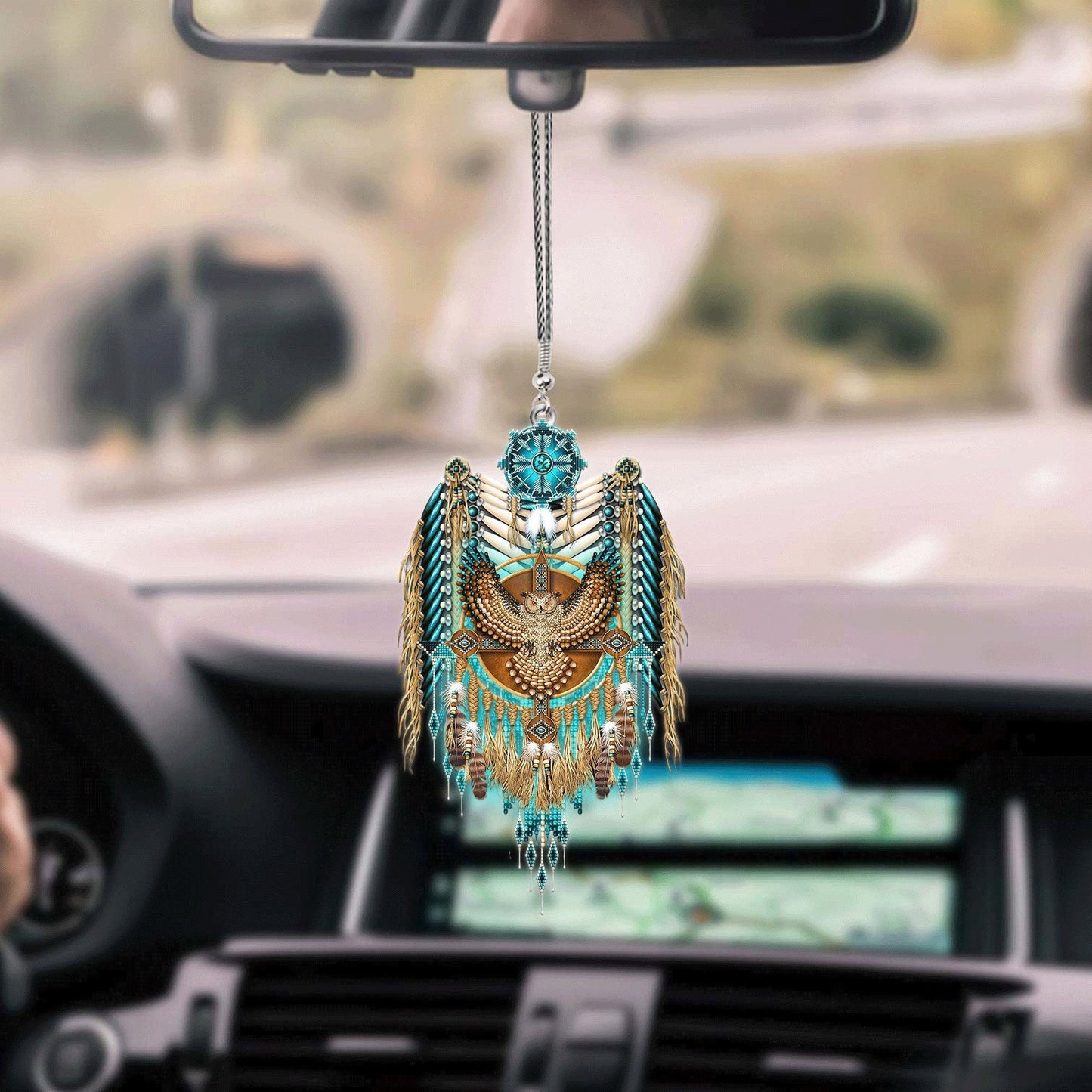 Native American Car Hanging Ornament, Auto Hanging Ornaments SO1428