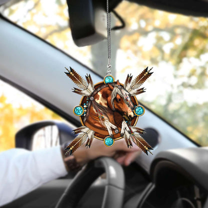 Native American Car Hanging Ornament, Interior Gift For New Car OO0050