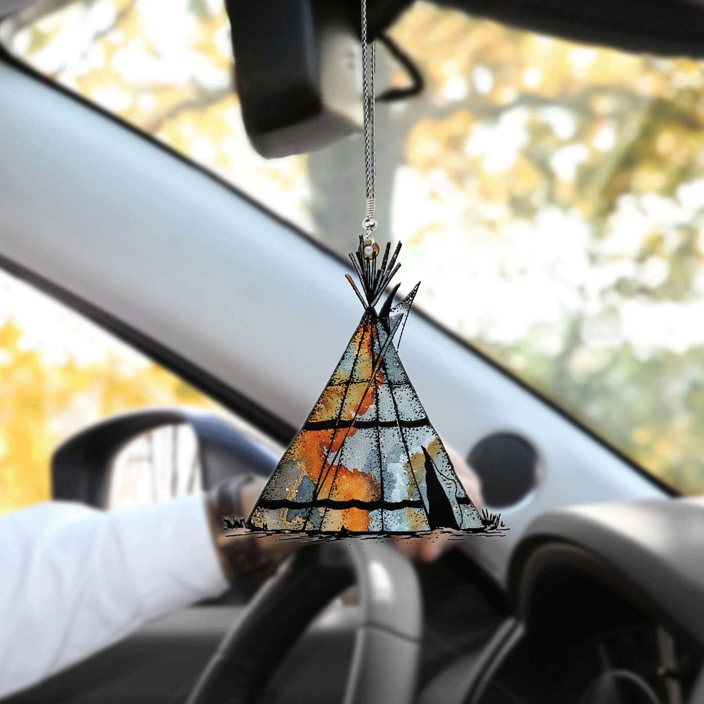 Native American Car Hanging Ornament, Native American Gifts OO0038