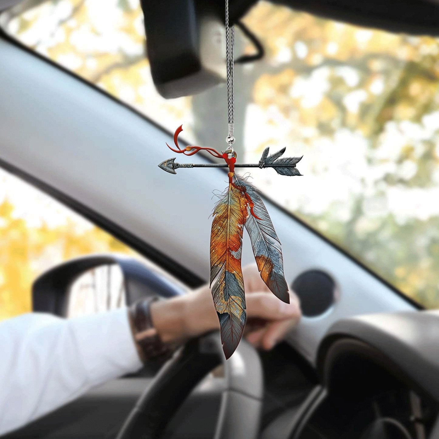 Native American Car Hanging Ornament, Gift For New Car OO0037