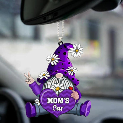 Personalized Shaped Car Acrylic Car Hanging Ornament Gnomes With Hearts Ornaments Interior Car SO1431