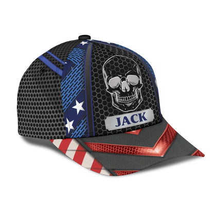 Custom Name Skull Baseball Cap Hat For Men And Women CO0647