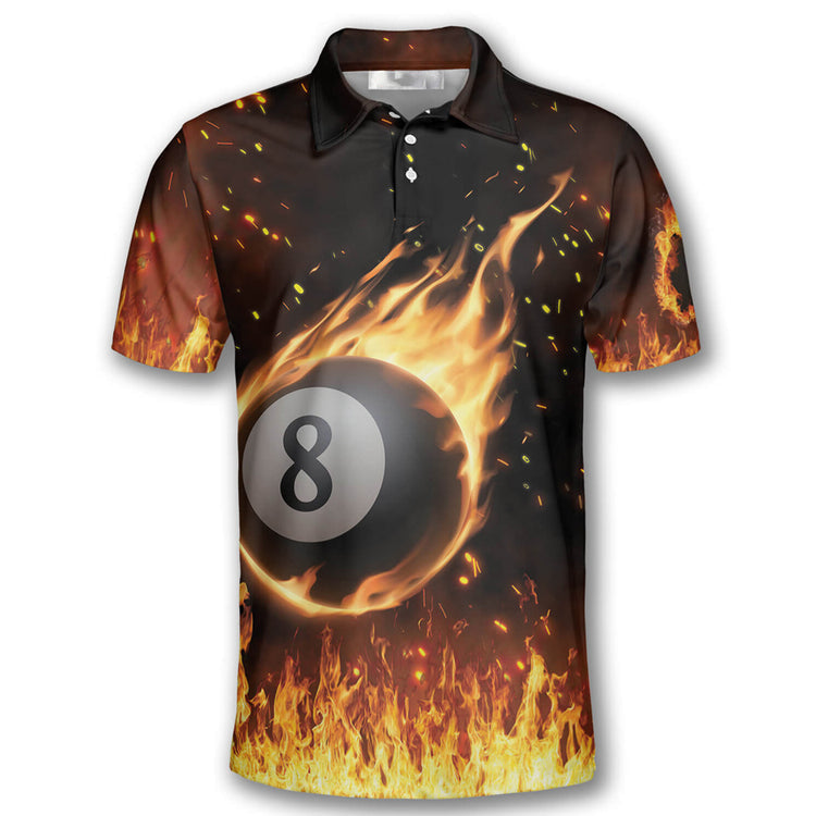 Billiards Pool Play So I Don’t Choke People Fire Billiard Shirts for Men Billiard Polo Shirt SO1389