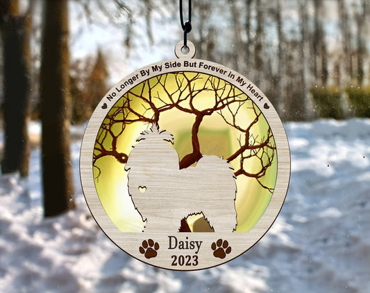 Personalized with dog breed, name and date, Loss of Dog Sympathy Gift for Dog Lovers, Dog Memorial Gift for Pet Loss Gift, Pet Sympathy Gift OA0240