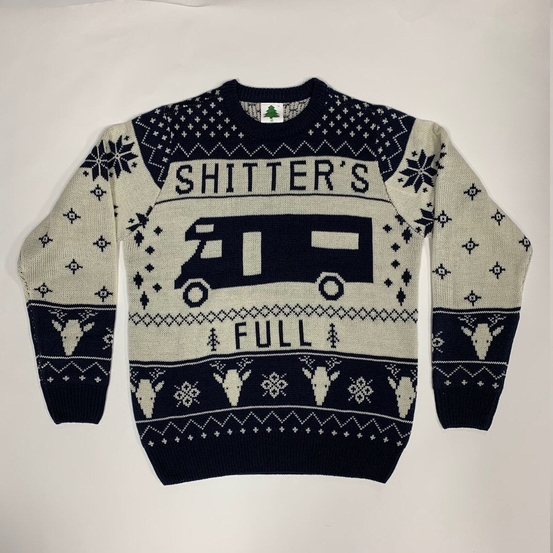 Christmas Vacation Shitter's Full Ugly Christmas Sweater Multi Color SO0531