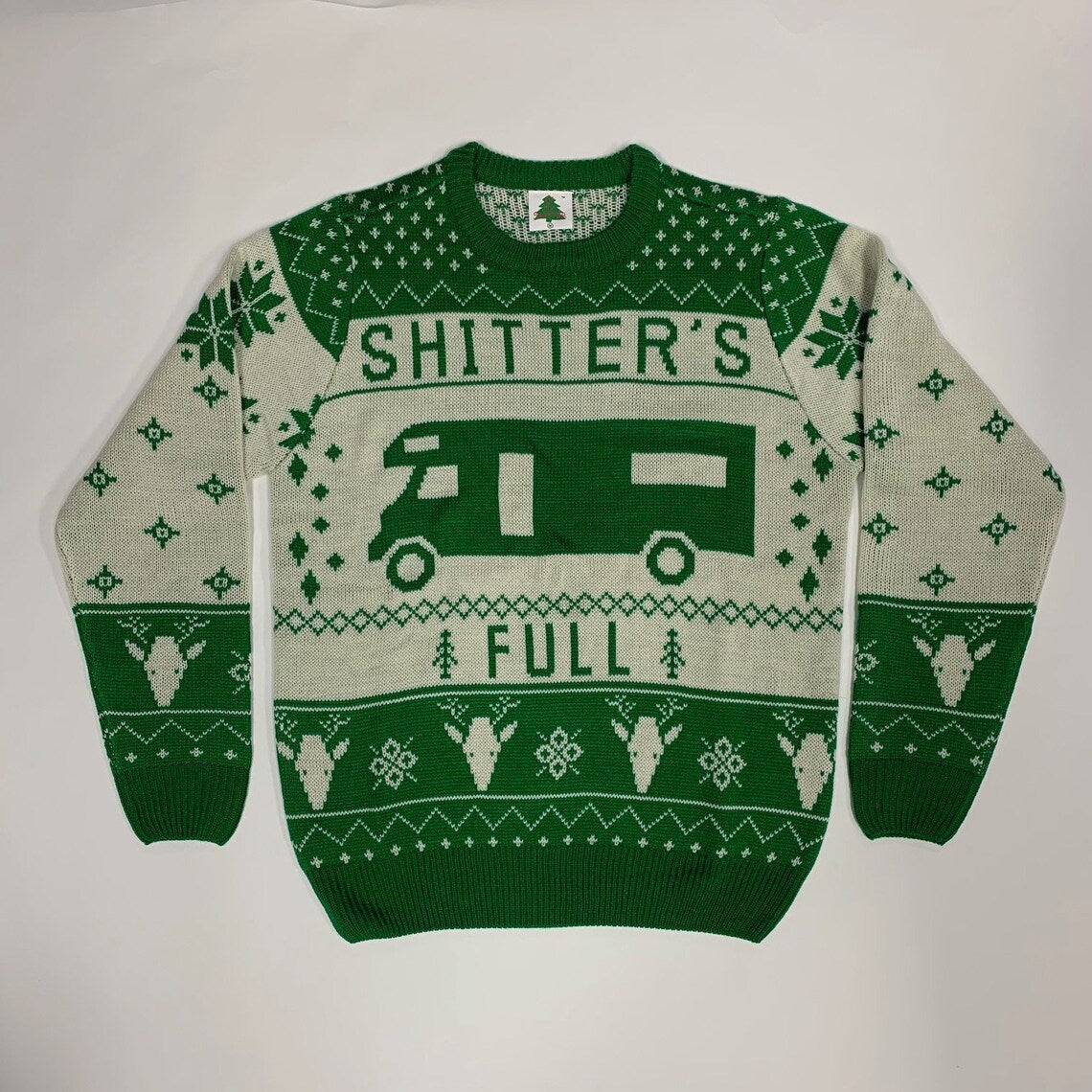 Christmas Vacation Shitter's Full Ugly Christmas Sweater Multi Color SO0531