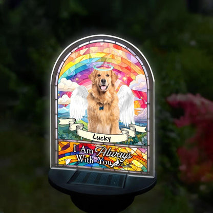 Personalized Photo Pet Memorial Solar Garden Light, Dog, Cat Memorial Solar Light, Pet Remembrance Gift, Pet Sympathy Gift, Pet Loss Gift ET0008