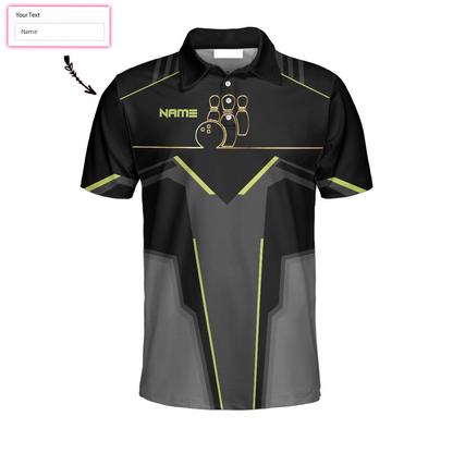 Custom Bowling Polo Shirts For Team BO0198