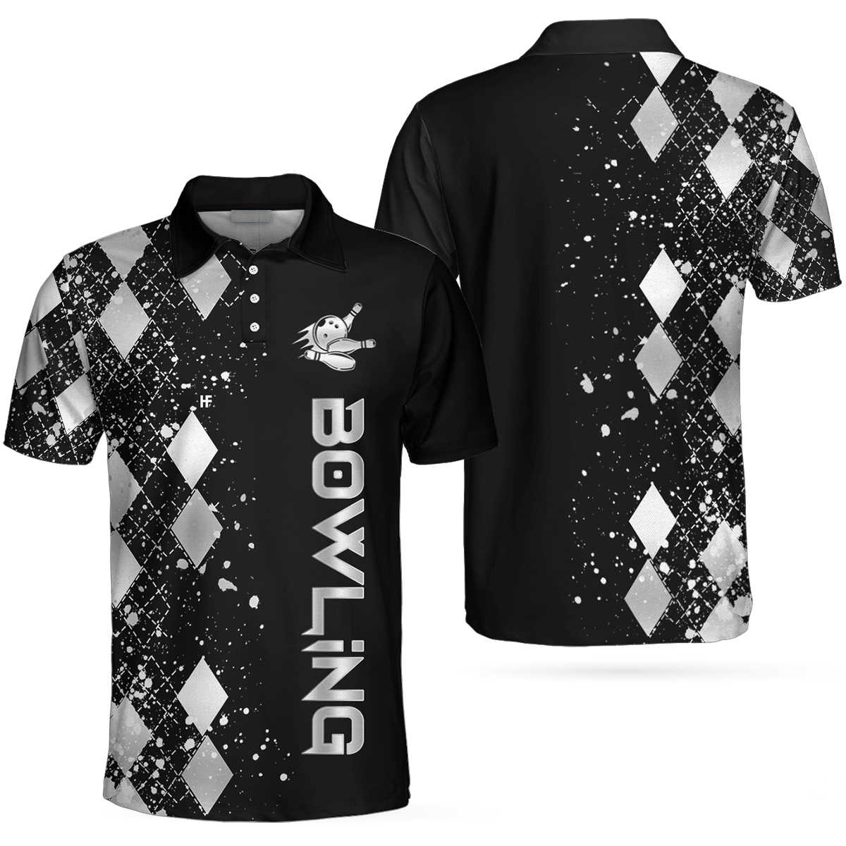 Custom Bowling Polo Shirts Men Women BO0287