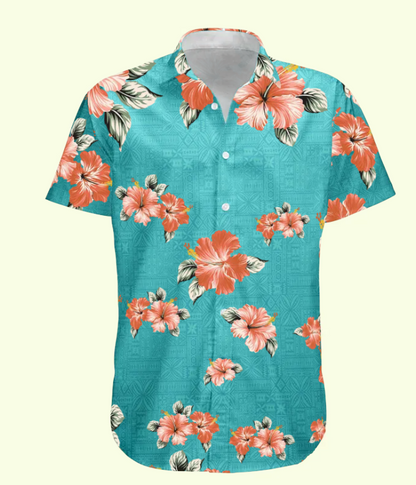 Custom Face Funny Photo Tropical Hibiscus Aloha For Men, Women - Custom Photo Hawaiian Shirts HA0013