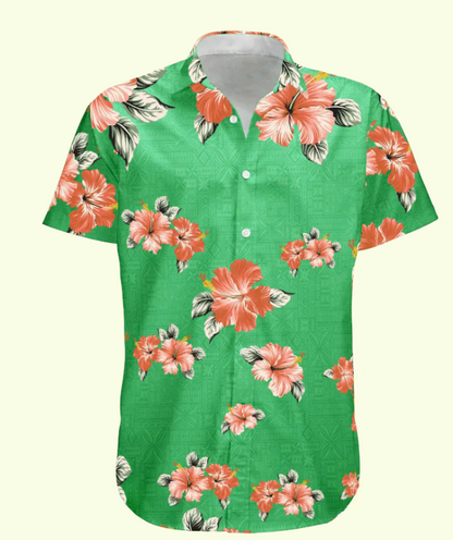 Custom Face Funny Photo Tropical Hibiscus Aloha For Men, Women - Custom Photo Hawaiian Shirts HA0013