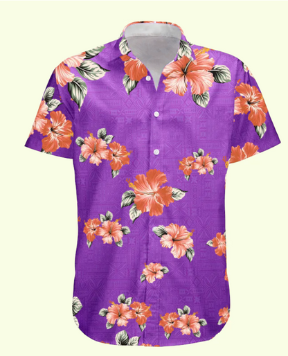 Custom Face Funny Photo Tropical Hibiscus Aloha For Men, Women - Custom Photo Hawaiian Shirts HA0013