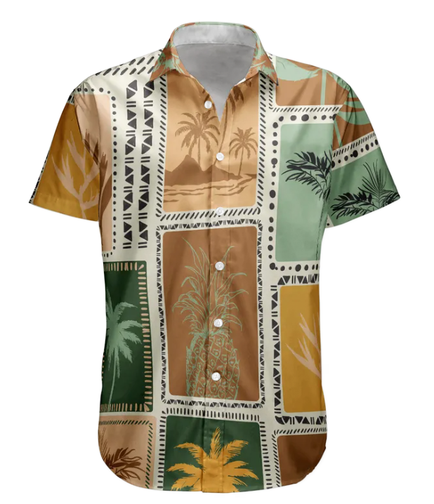 Custom Face Funny Photo Retro Tropical Palm Trees For Men, Women - Custom Photo Hawaiian Shirts HA0041