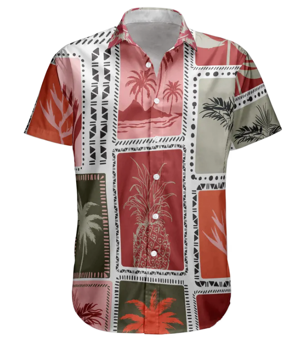 Custom Face Funny Photo Retro Tropical Palm Trees For Men, Women - Custom Photo Hawaiian Shirts HA0041