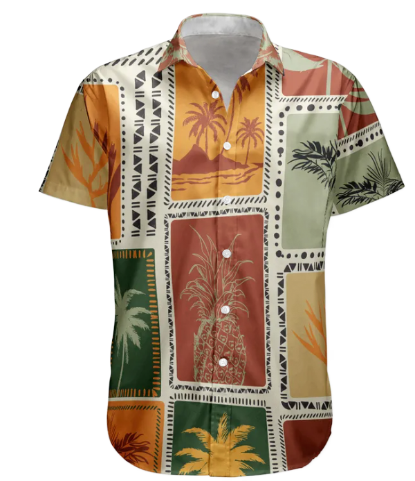 Custom Face Funny Photo Retro Tropical Palm Trees For Men, Women - Custom Photo Hawaiian Shirts HA0041