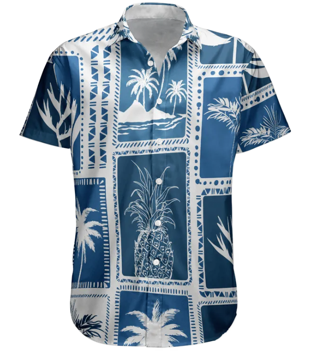 Custom Face Funny Photo Retro Tropical Palm Trees For Men, Women - Custom Photo Hawaiian Shirts HA0041