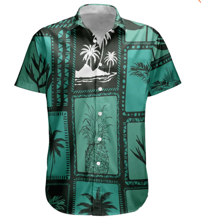 Custom Face Funny Photo Retro Tropical Palm Trees For Men, Women - Custom Photo Hawaiian Shirts HA0041