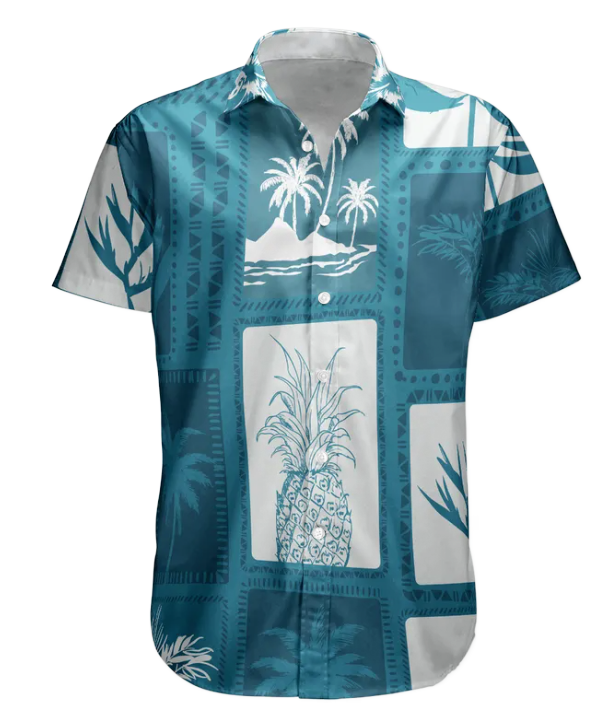 Custom Face Funny Photo Retro Tropical Palm Trees For Men, Women - Custom Photo Hawaiian Shirts HA0041