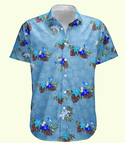 Custom Face Funny Photo Tropical Aloha For Dogs, Cats Lovers - Custom Photo Hawaiian Shirts HA0057