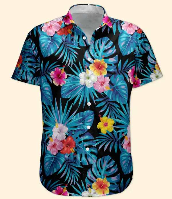 Custom Big Face Funny Photo Tropical Hawaii For Men, Women - Custom Photo Hawaiian Shirts HA0120