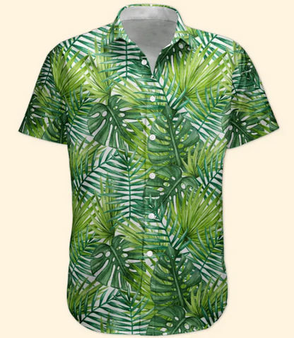 Custom Big Face Funny Photo Tropical Hawaii For Men, Women - Custom Photo Hawaiian Shirts HA0120