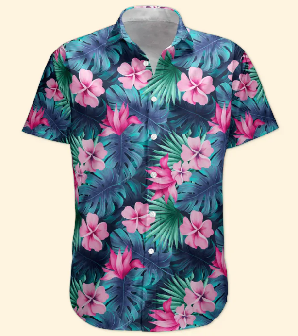 Custom Big Face Funny Photo Tropical Hawaii For Men, Women - Custom Photo Hawaiian Shirts HA0120