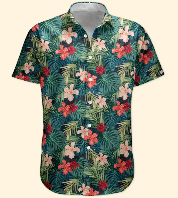 Custom Big Face Funny Photo Tropical Hawaii For Men, Women - Custom Photo Hawaiian Shirts HA0120