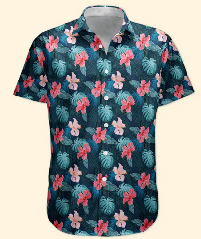 Custom Big Face Funny Photo Tropical Hawaii For Men, Women - Custom Photo Hawaiian Shirts HA0120