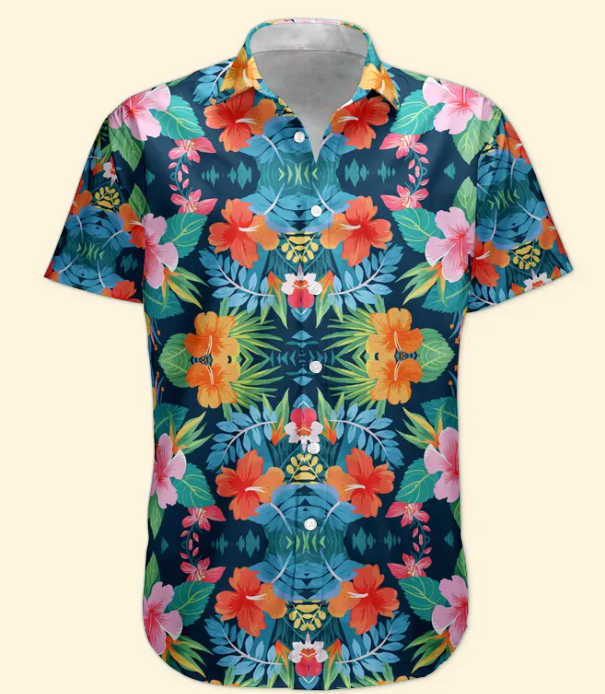 Custom Big Face Funny Photo Tropical Hawaii For Men, Women - Custom Photo Hawaiian Shirts HA0120