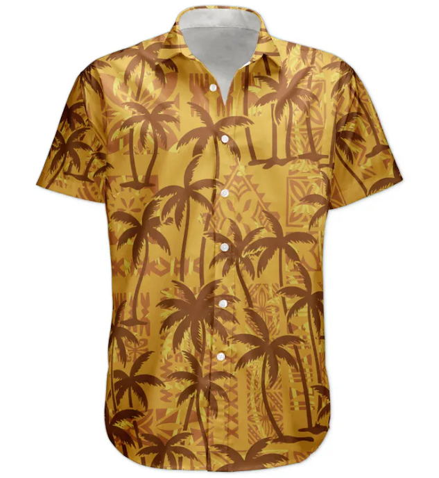 Custom Pet Funny Photo With Tropical Palm Trees - Custom Photo Hawaiian Shirts HA0121