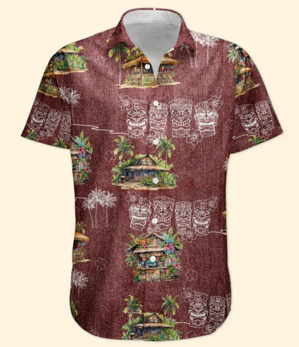 Custom Photo Tiki Summer Family Friends Boss - Custom Photo Hawaiian Shirts HA0125