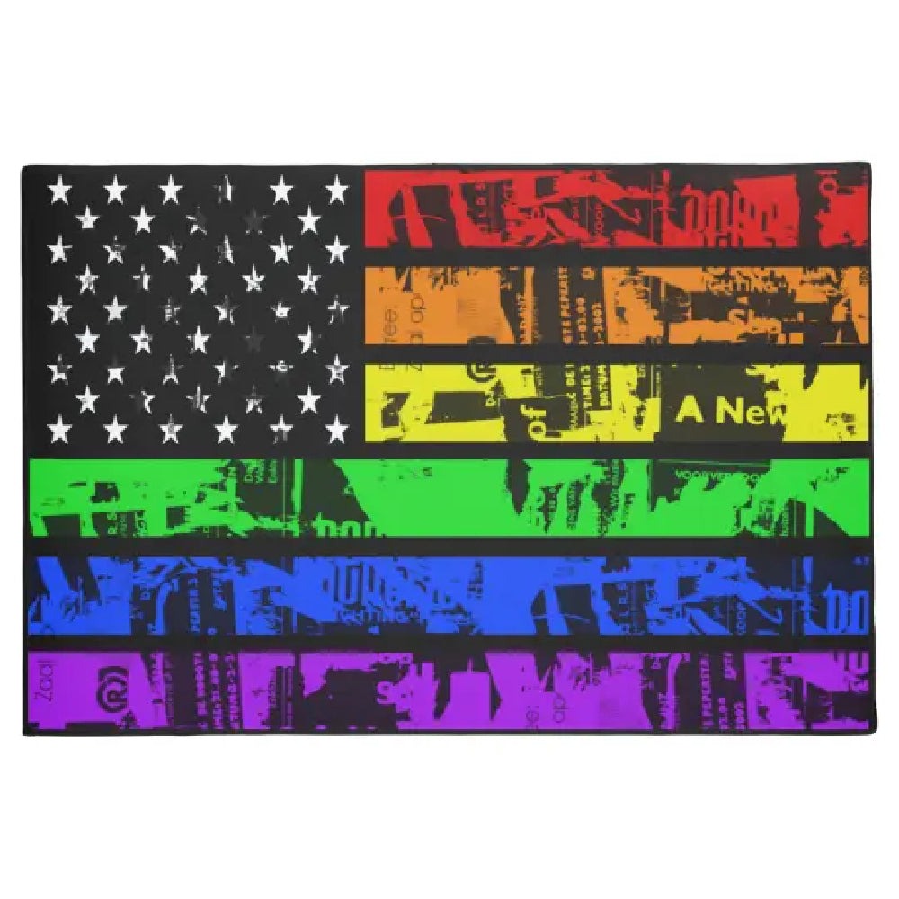 Lgbt Gay Pride Doormat, Lgbt Home Decorative Welcome Doormat LO1271